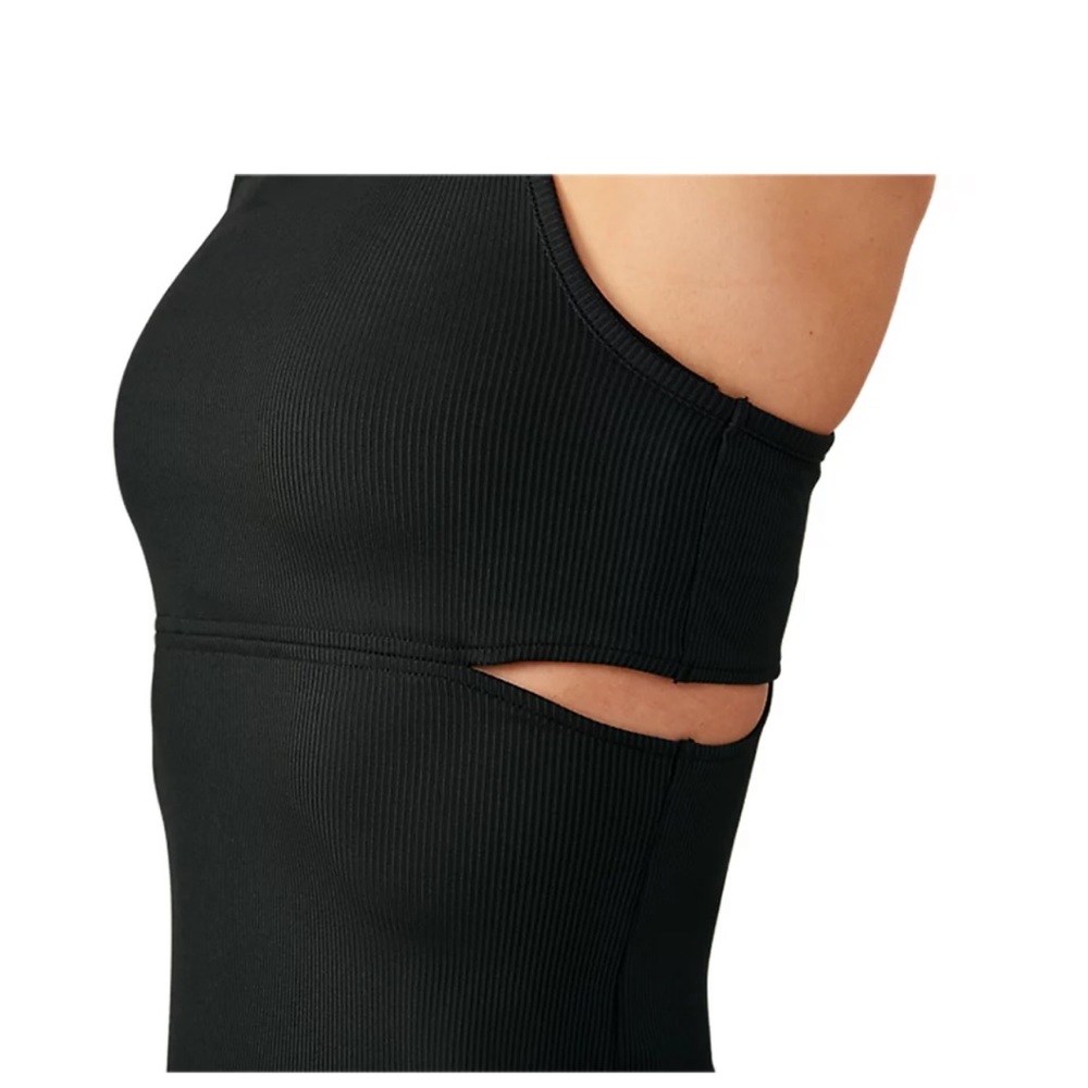 ASICS Light Pink Ribbed Racerback Top (M) - Picture 10 of 11